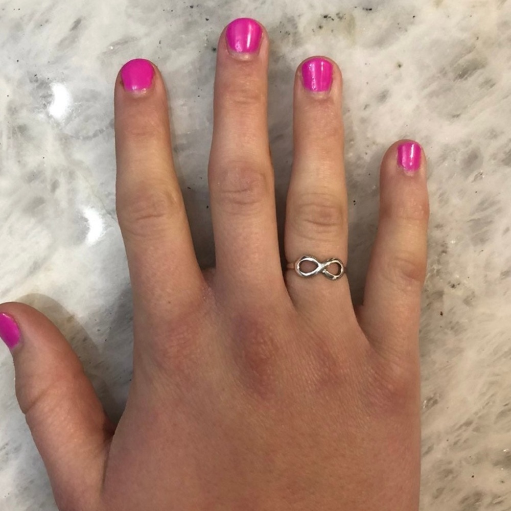 Sterling Silver Infinity Ring - image 2